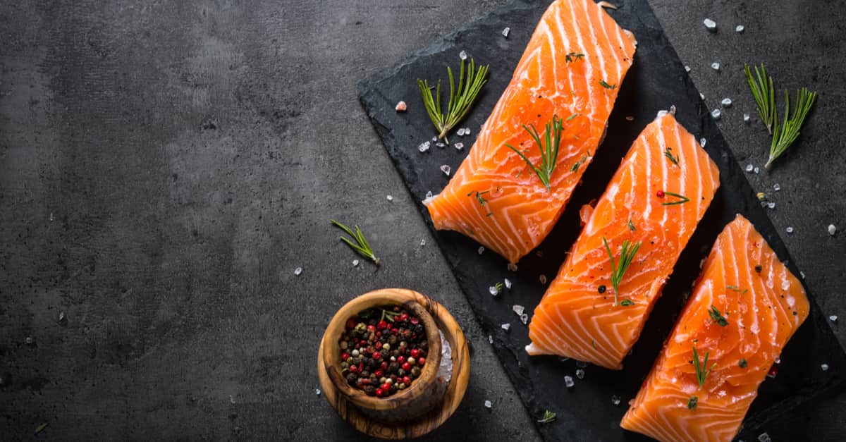 Salmon is rich in Vitamin E