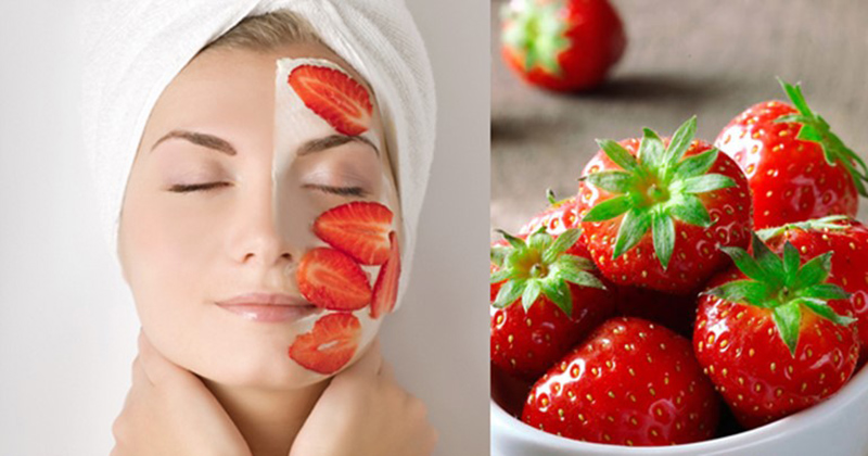 When using strawberries as a mask, it significantly enhances skin beauty.