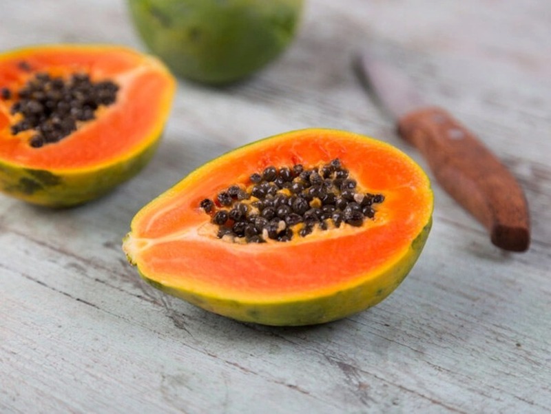 Papaya and yogurt produce rapid skin whitening.