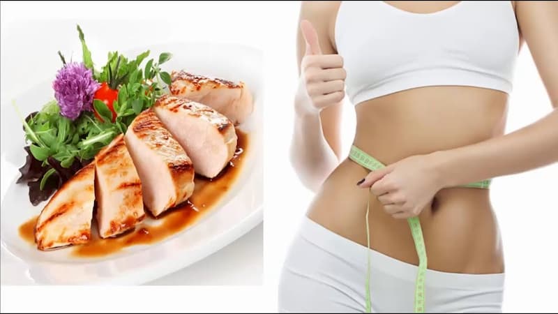Eating chicken with the right dose, frequency, and principles will help you lose weight effectively