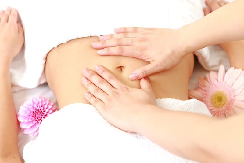 Abdominal massage with ginger essential oil is an effective postpartum fat loss technique.