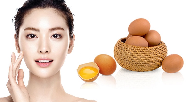 Pores are minimized when using an egg white mask.