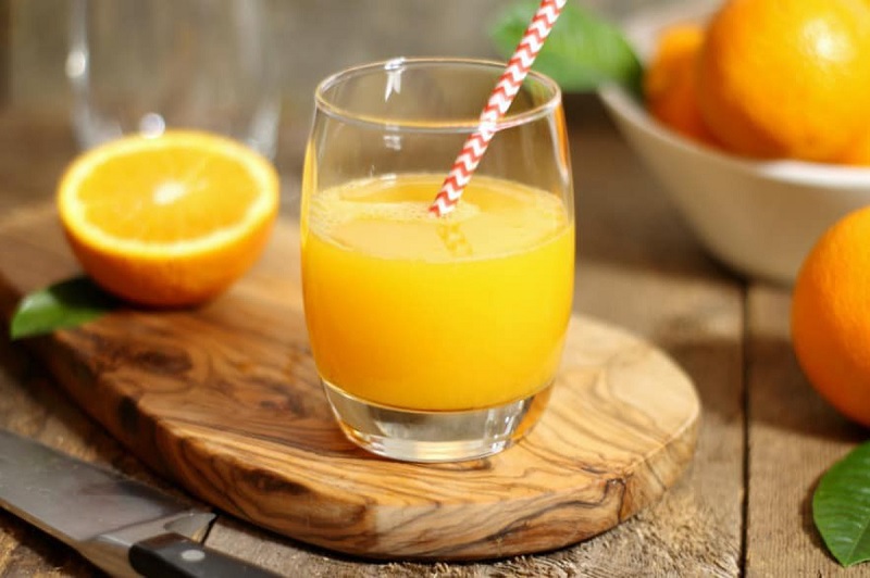 Orange juice helps boost immunity.