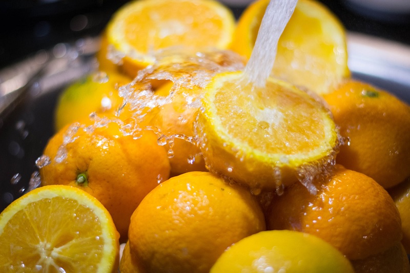 Select fresh oranges for better orange juice.