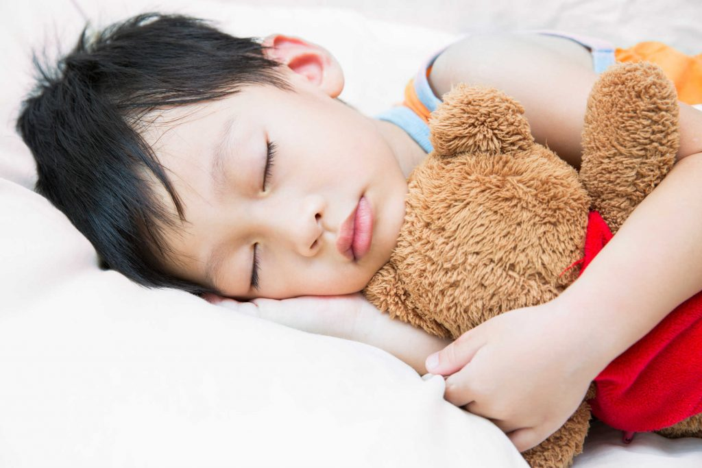 Sleep time of children from 6 to 12 years old