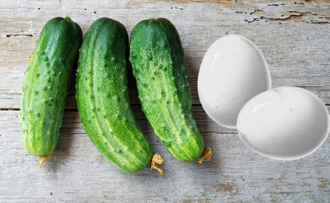 Egg and Cucumber Mask