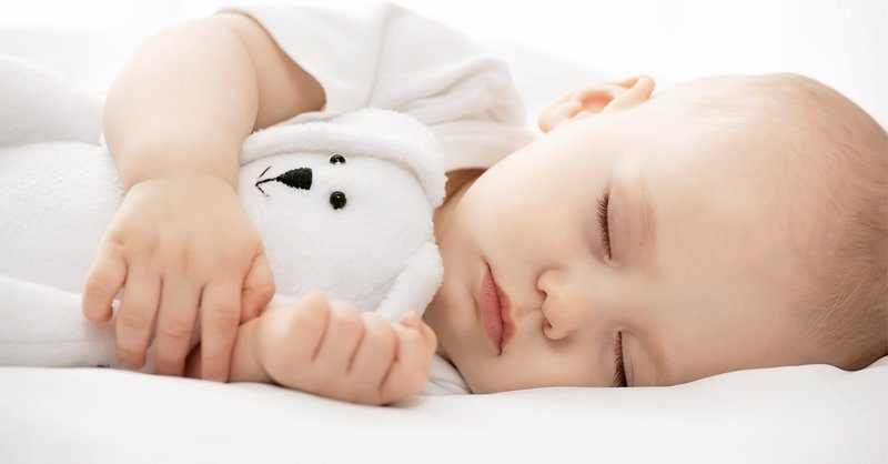 Sleep time of children from 4 months to 1 year old 