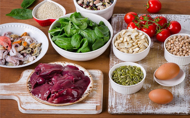 Increase the consumption of foods rich in iron and folic acid to prevent anemia.