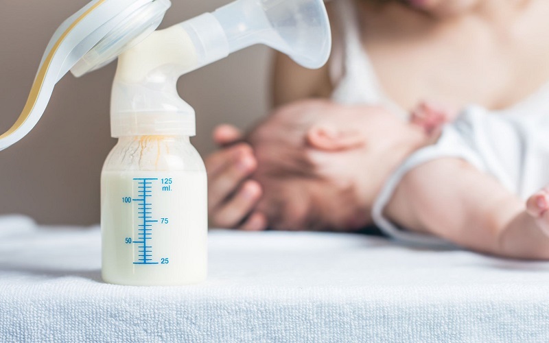 Combining direct breastfeeding and using a breast pump can expedite the return of milk supply.
