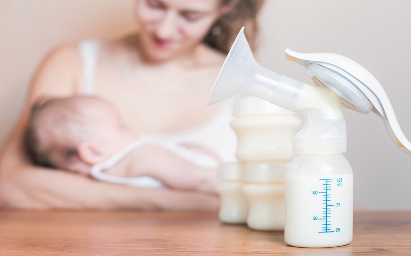 A manual breast pump is a mechanical device operated by hand force.