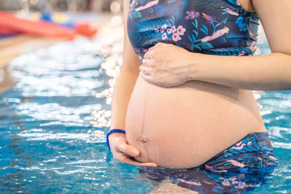Swimming and water aerobics are beneficial during pregnancy.