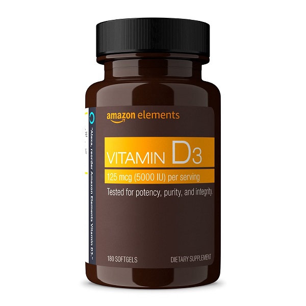 Amazon Elements Vitamin D3, 5000 IU