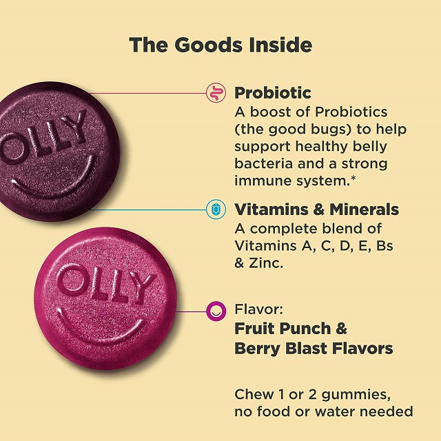 The Benefits of Olly Kids Multi + Probiotic