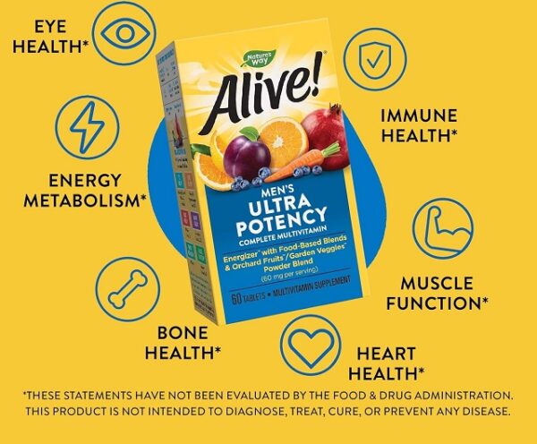Nature's Way Alive Men's Ultra Potency Complete Multivitamin