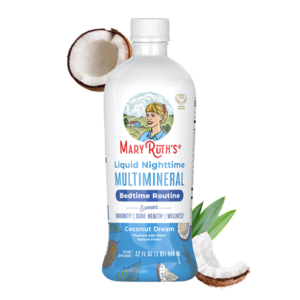 MaryRuth's Liquid Nighttime Multimineral bottle
